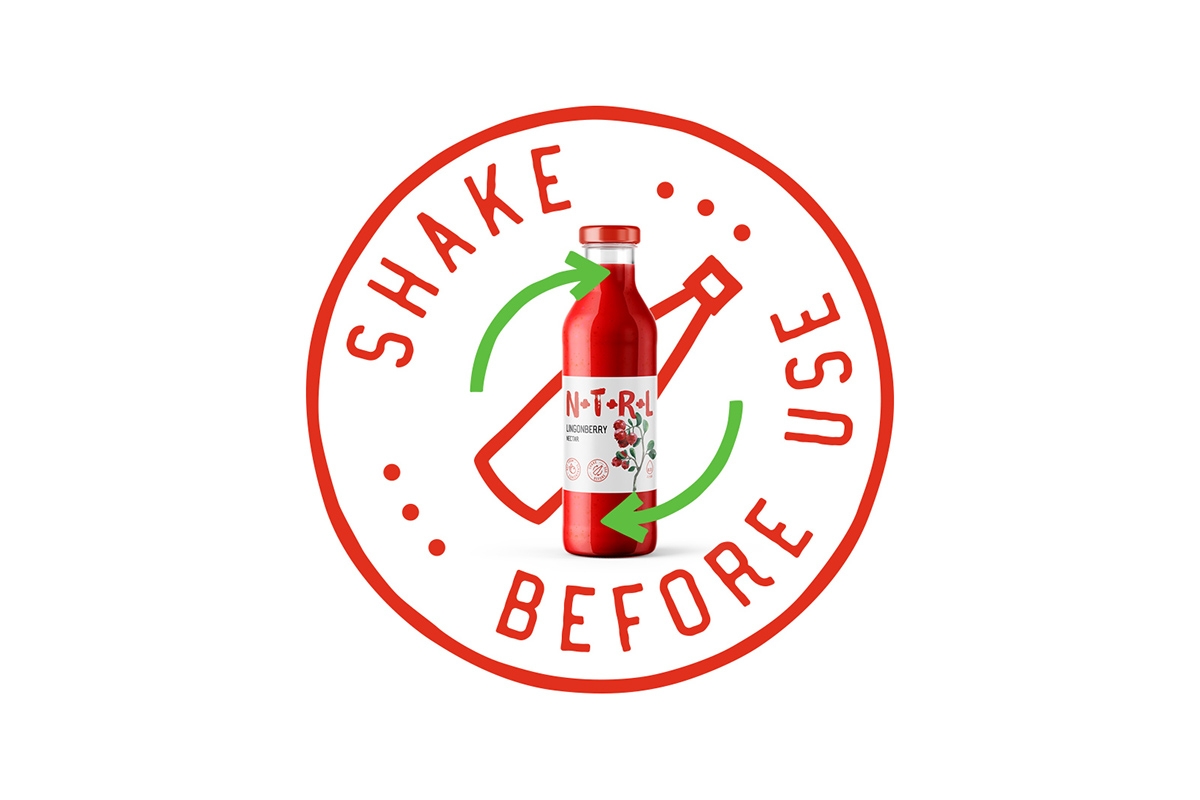 天然飲料，果汁的 品牌的包裝設計