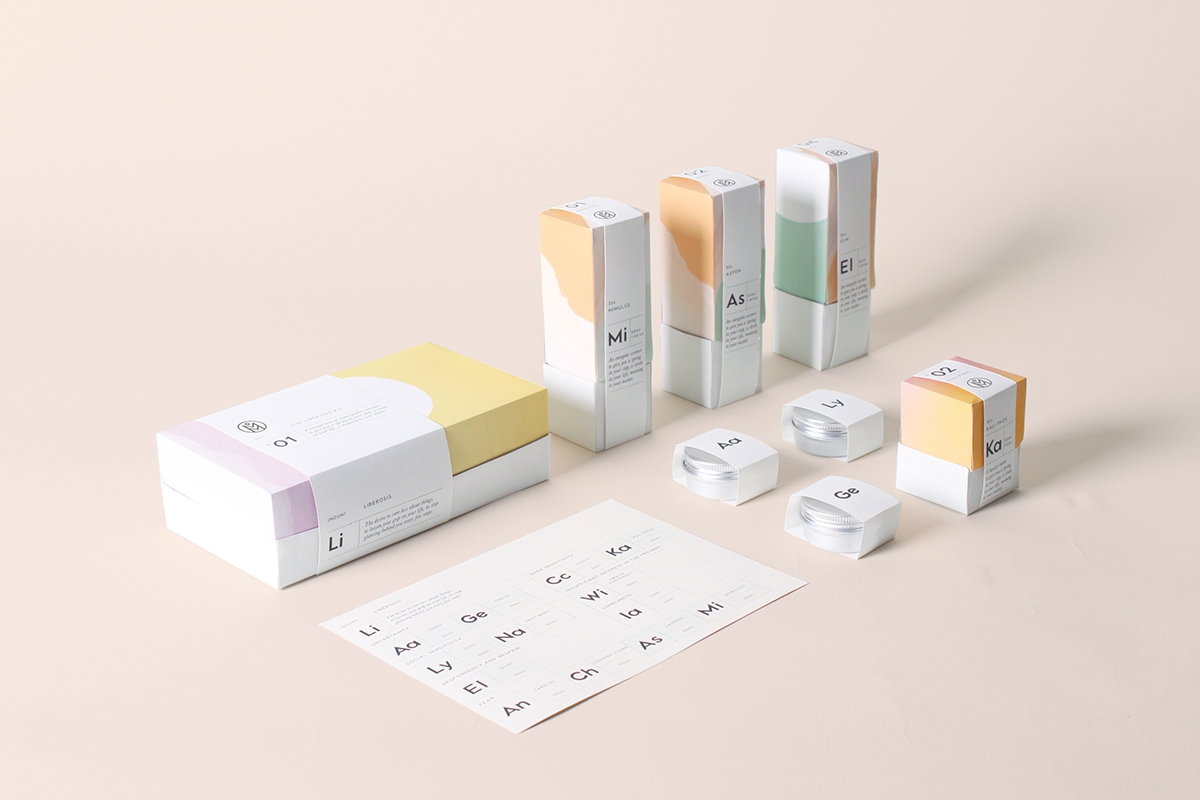 植物順勢療法，全新護理醫(yī)藥包裝設計