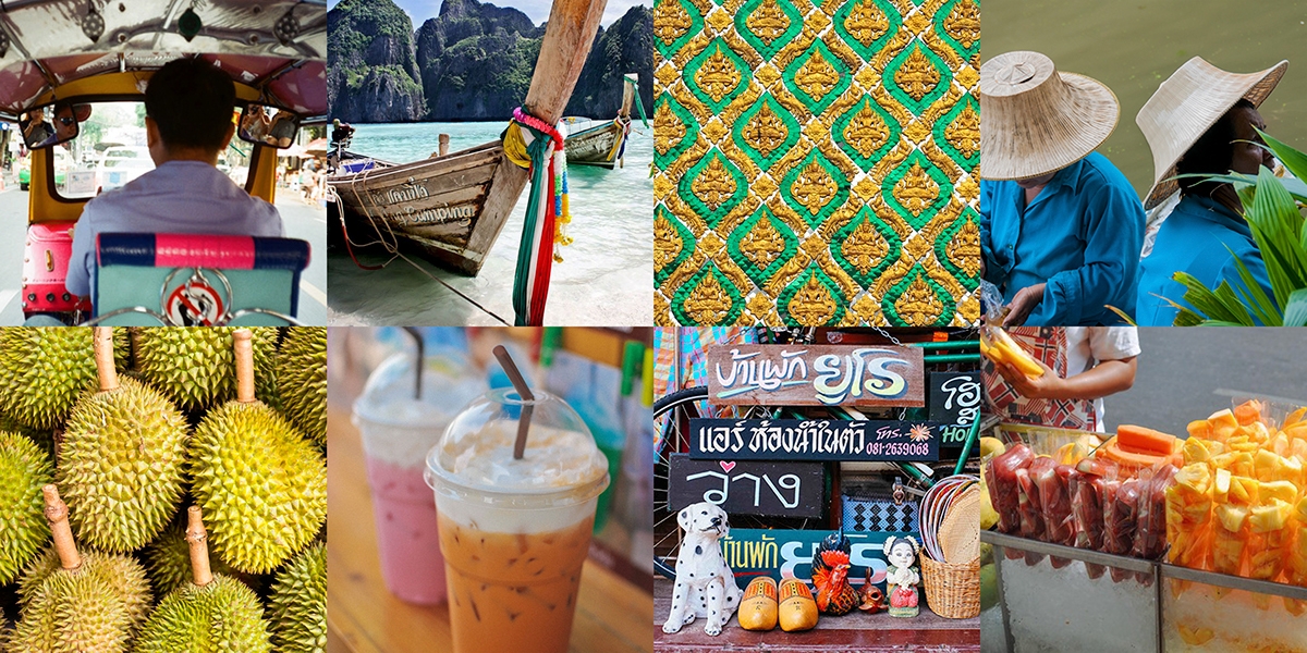 泰國快餐店的品牌設計，標志設計和包裝設計