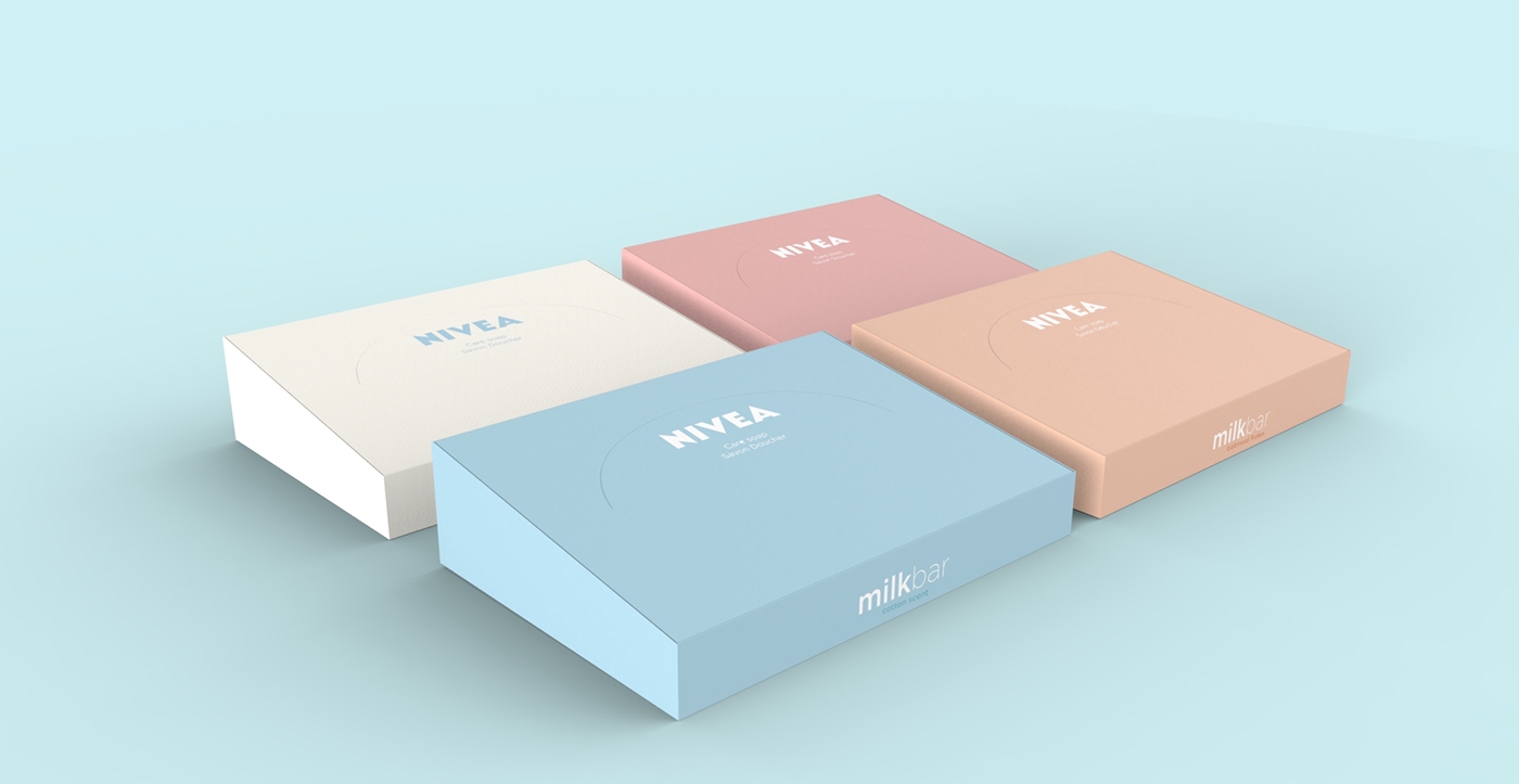 NIVEA奶昔香皂—實用型包裝設計