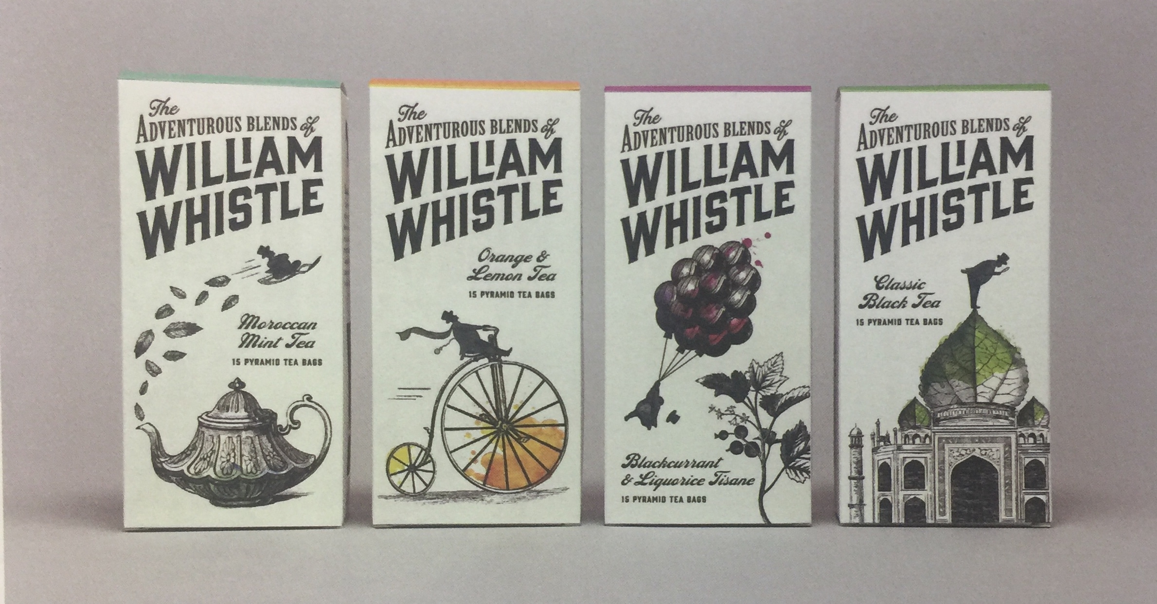 咖啡與花草茶飲品插畫(huà)包裝設(shè)計(jì)