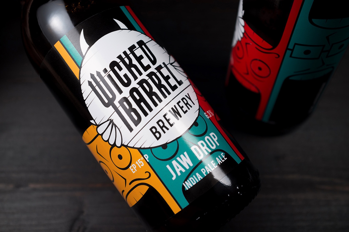 邪惡的啤酒包裝設計，喝了會掉下巴哦