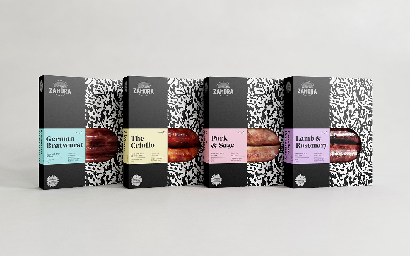 自制美味的香腸食品包裝設(shè)計